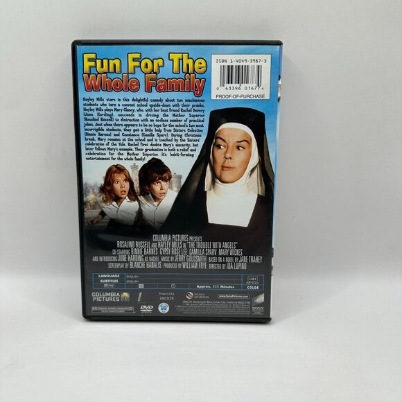 The Trouble With Angels DVD Rosalind Russell Hayley Mills Columbia Family Film - Picture 3 of 4